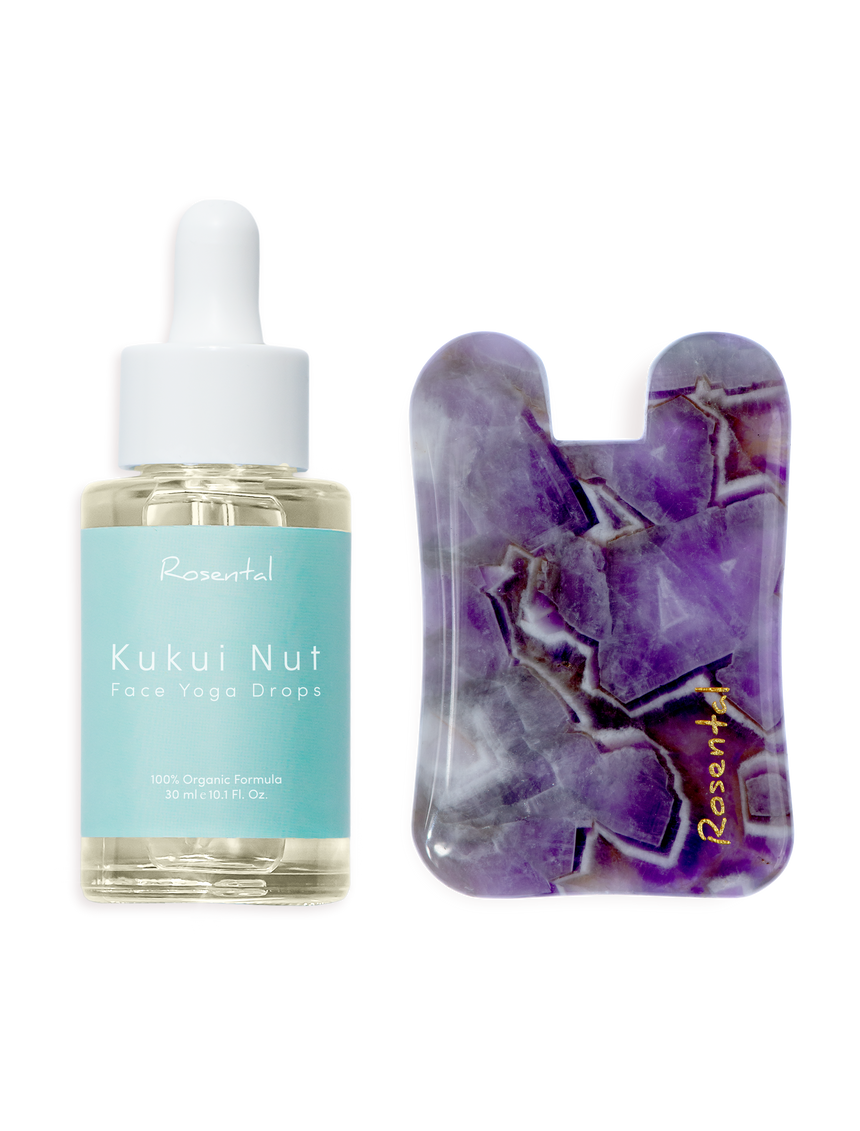 Kukui Nut Face Yoga | Amethyst-Zestaw